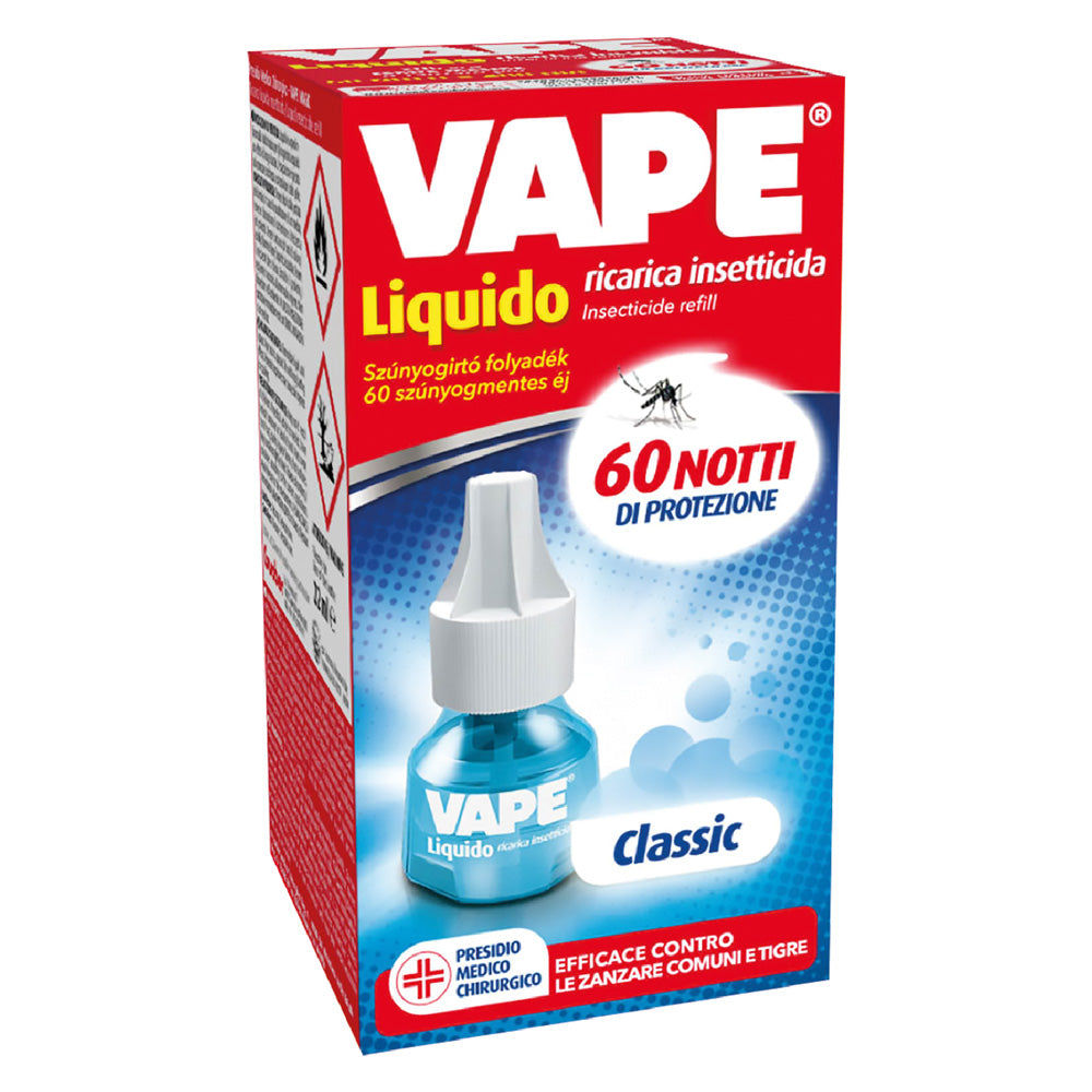ANTIZANZARE LIQUIDO RICARICA 30 notti + 30 notti - scatola 2 pz da 18 ml-Prodotti repellenti per animali molesti-Ecanshop