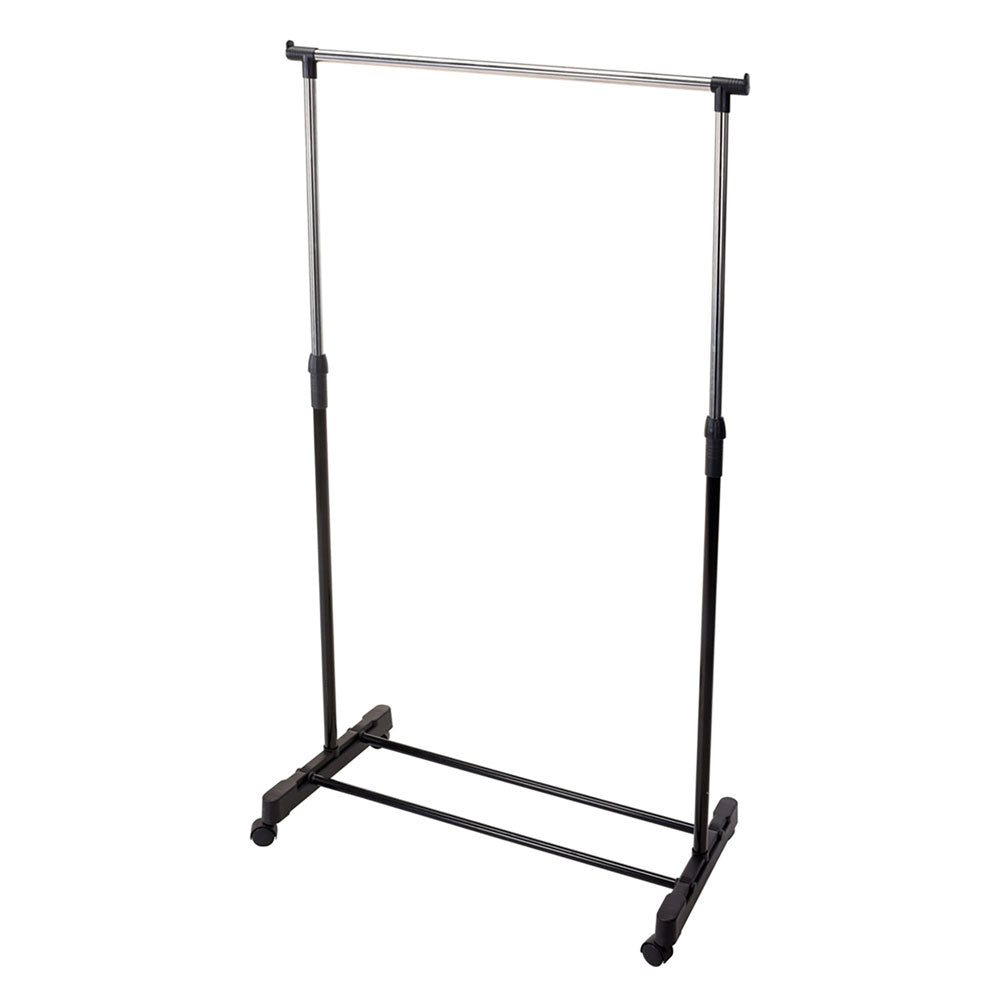 APPENDIABITO SINGOLO 'STORAGE' cm 80 x 43 x h 90>165 - nero-Appendiabiti e ganceria-Ecanshop