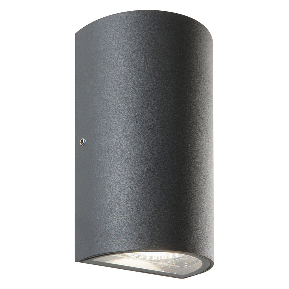 APPLIQUE DOPPIO LED 'TRUMP' 12 W 700 lumen - grigio-Arredo giardino e terrazzi-Ecanshop
