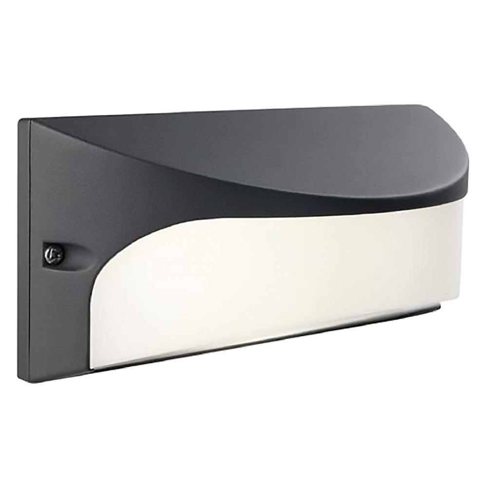 APPLIQUE LED 'DOME' grigio - 10 watt-Arredo giardino e terrazzi-Ecanshop