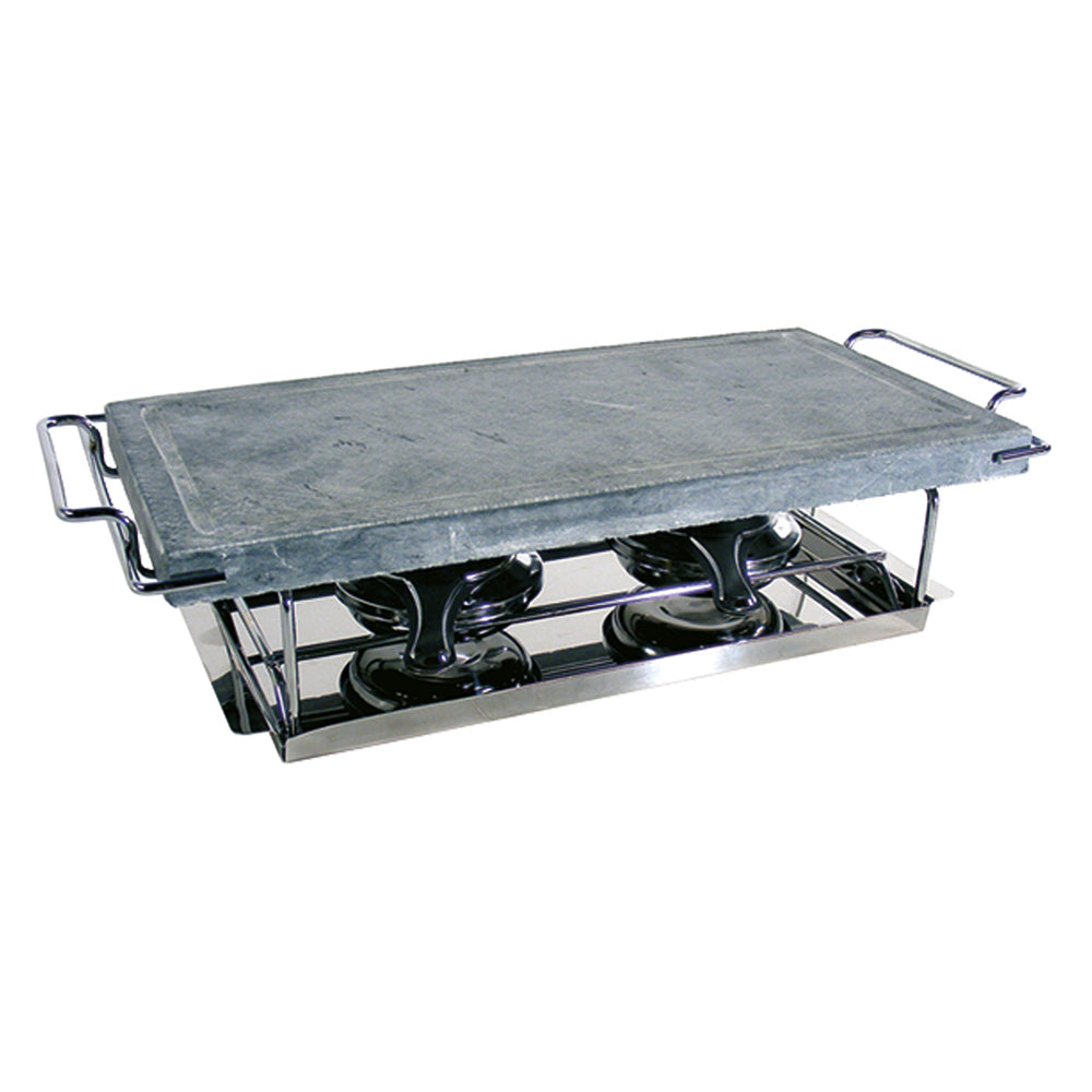 BISTECCHIERA CON FORNELLETTO cm 19 x 37-Barbecue, forni portatili ed accessori-Ecanshop