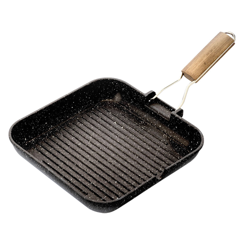BISTECCHIERA MODELLO 'FASSONA' cm 26 x 26-Barbecue, forni portatili ed accessori-Ecanshop