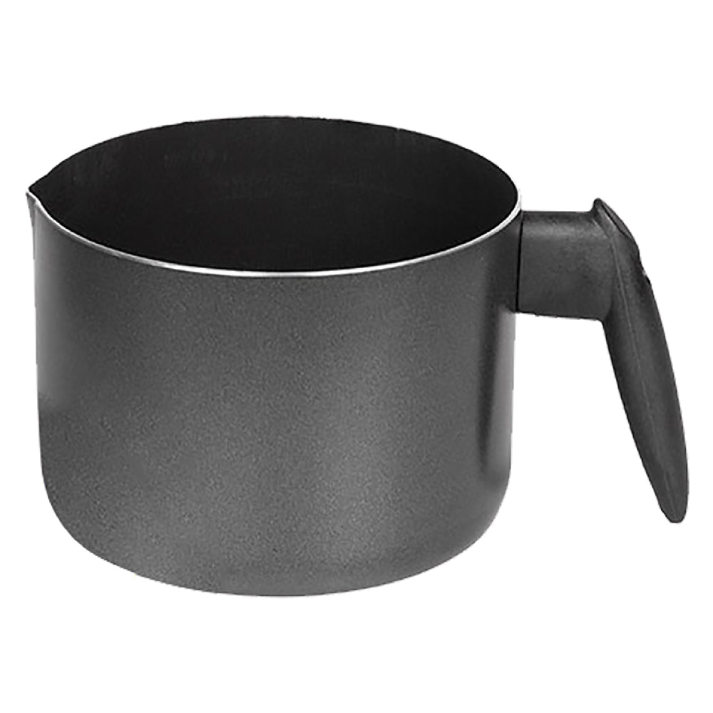 BOLLILATTE UN MANICO 'BLACK LINE' ร cm. 12 - h.10 - capacitร  1 lt.-Articoli da cucina-Ecanshop