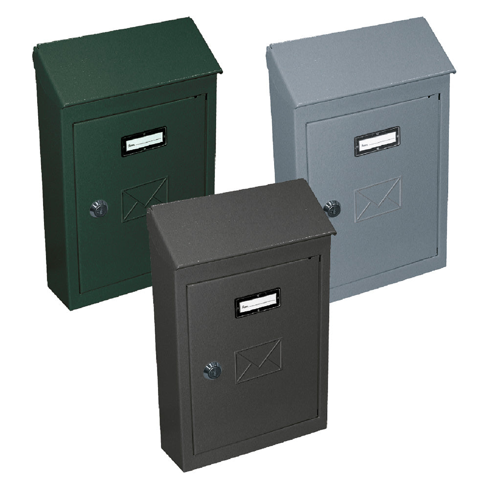 CASSETTA POSTALE 'CT' cm 18 x 5 x h 20 antracite-Cassette postali e accessori-Ecanshop