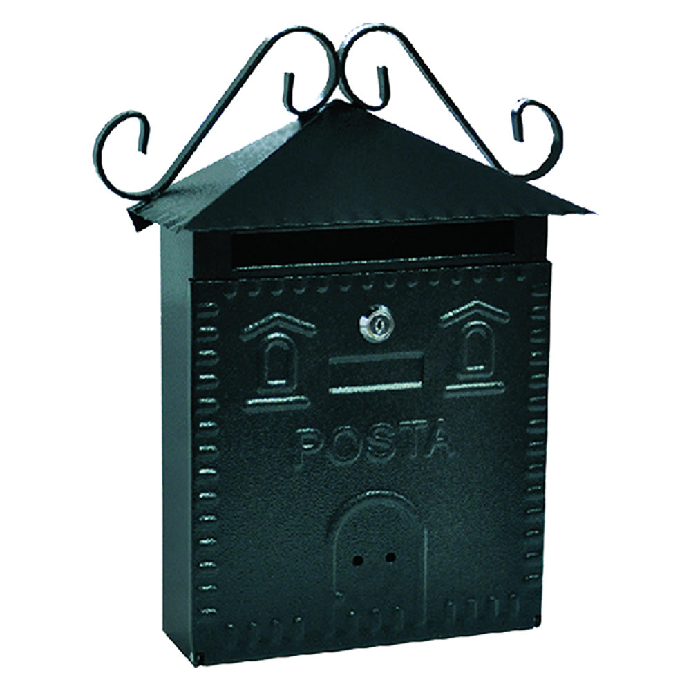 CASSETTA POSTALE cm 30 x 10 x H 36 - rame antracite-Cassette postali e accessori-Ecanshop