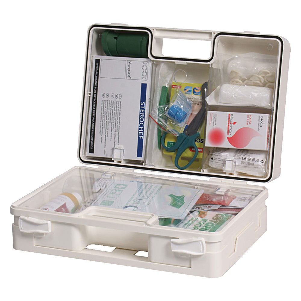 CASSETTA PRIMO SOCCORSO SETTORE ALIMENTARE 'CPS100' cm 33 x 24 x 13-Sicurezza e protezione-Ecanshop