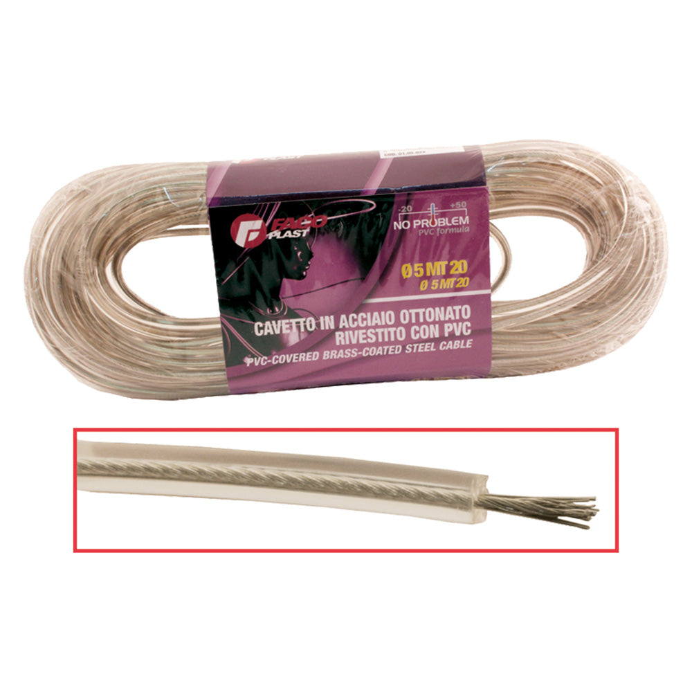 CAVETTO STENDIBIANCHERIA รธ 5 x mt 20-Supporti stendibiancheria e accessori-Ecanshop
