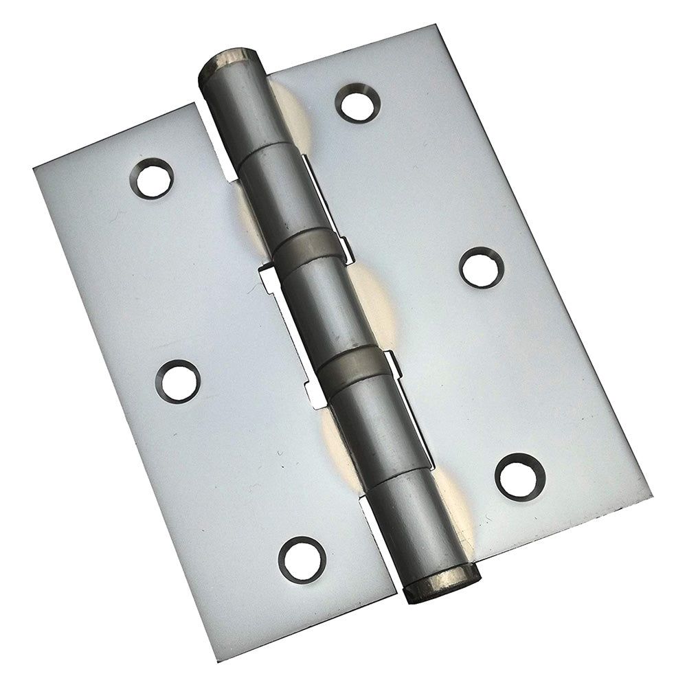 CERNIERA CON CUSCINETTI CROMO SATINATO mm 100 x 90 - sp.3-Cerniere e altri accessori per mobili-Ecanshop