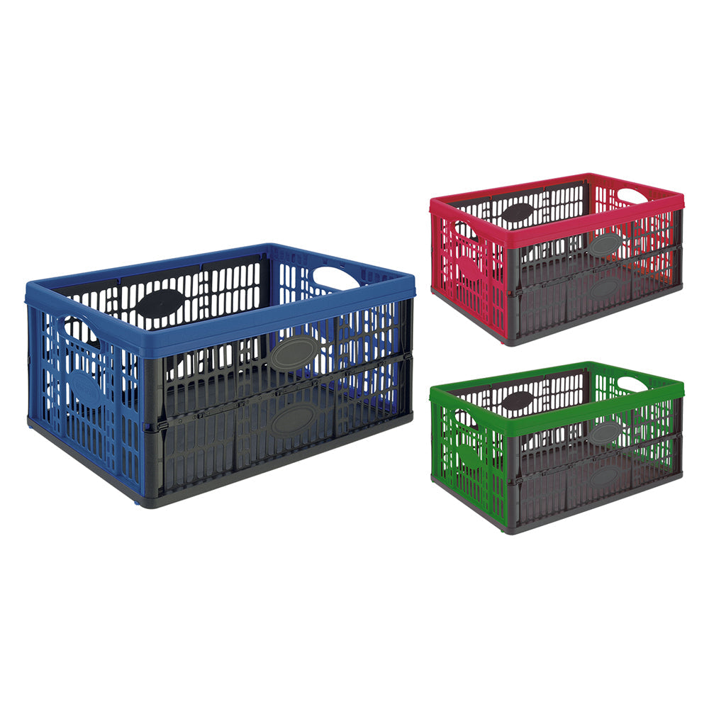 CESTA CASALINGA PIEGHEVOLE 'VOILA'' lt. 32-Contenitori per uso domestico-Ecanshop