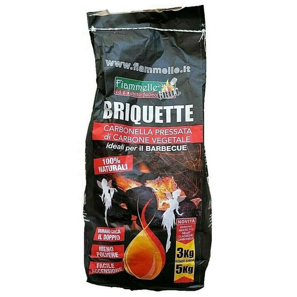 Carbone per Barbecue carbonella vegetale brace griglia grill fornacella da 3 kg-Per mare o piscina-Ecanshop