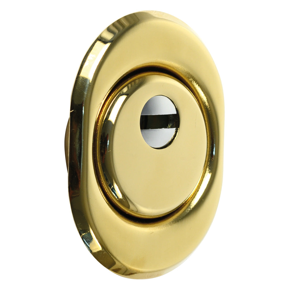DEFENDER ANTITRAPANO PER SERRATURE h.14 mm - ร mm. 50 ottone-Lucchetti e sistemi antifurto-Ecanshop