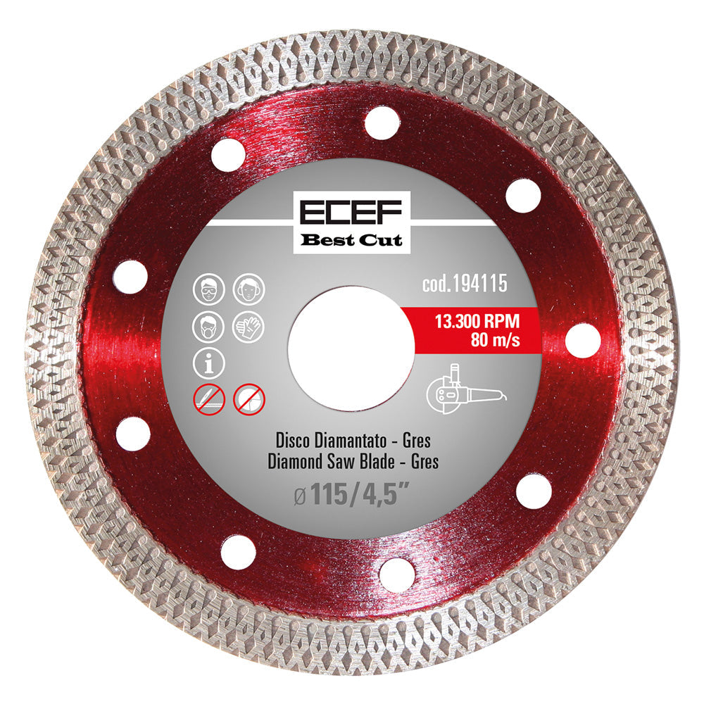 DISCO DIAMANTATO รธ 115 x 1,3-Dischi circolari da taglio e smeriglio-Ecanshop