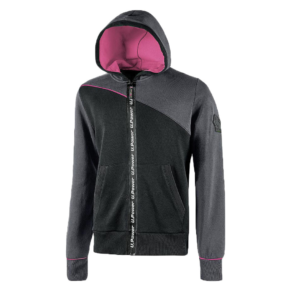 FELPA DA LAVORO 'JUPITER LADY' taglia L - grey fucsia-Indumenti da lavoro-Ecanshop
