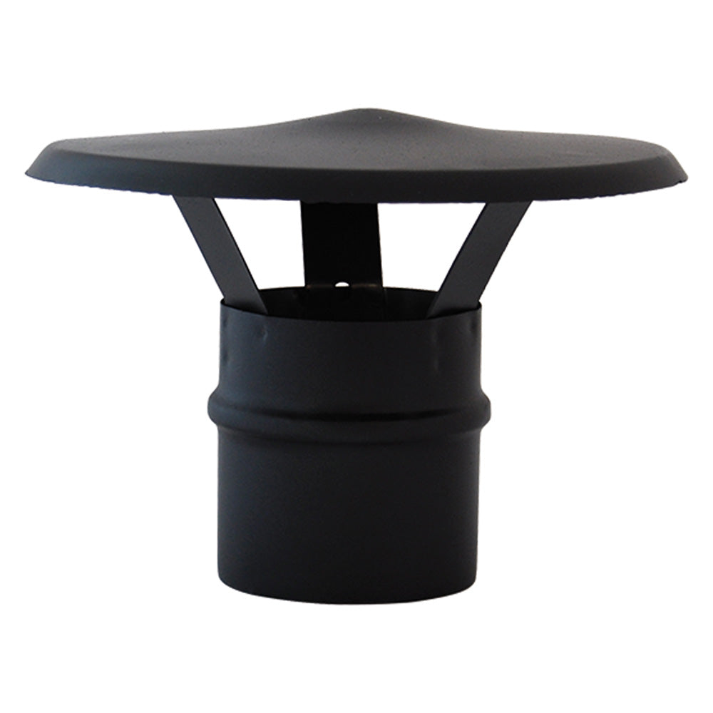 FUMAIOLO A CAPPELLO 'CINESE' ร 8 cm-Fumisteria acciaio inox,zincata e acces.-Ecanshop