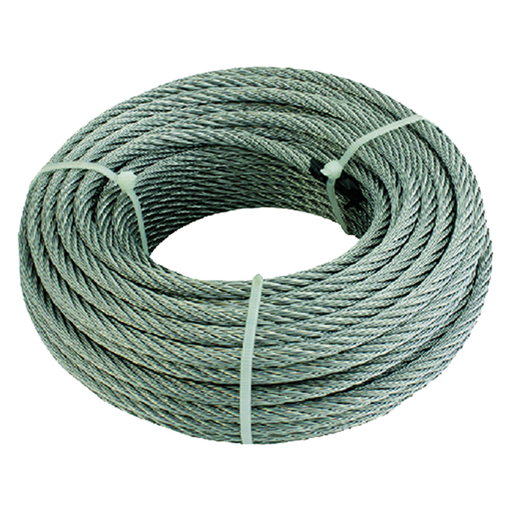 FUNE ACCIAIO INOX '316' mm 5 x rt. 25 mt-Sollevamento/ancoraggio e accessori-Ecanshop