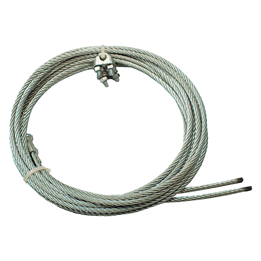 FUNE ACCIAIO ZINCATO PRETAGLIATA GANCIO A 'T' mm 4 x 2,5 mt-Sollevamento/ancoraggio e accessori-Ecanshop