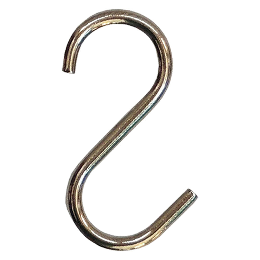 GANCI AD 'S' PER BARRA APPENDIMESTOLI finitura nichelata-Articoli da cucina-Ecanshop