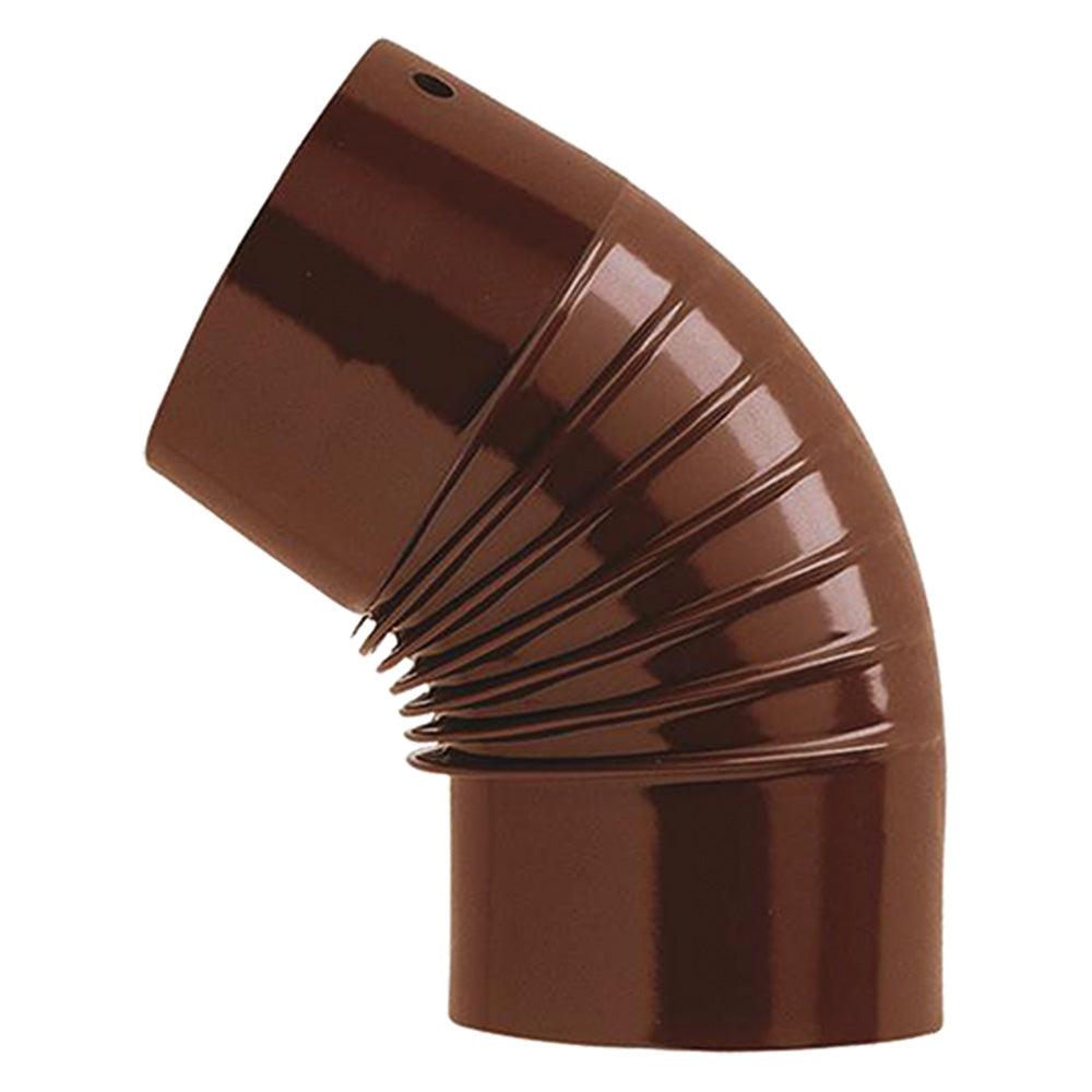 GOMITO SMALTATO รธ cm 12 45ยฐ marrone-Fumisteria smaltata e accessori-Ecanshop