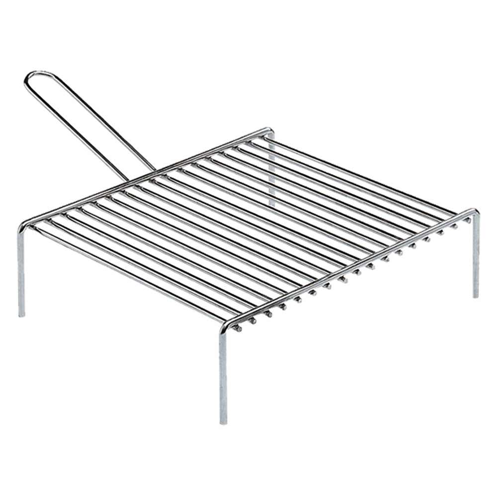 GRATICOLA PER CAMINO 'PESANTE' cm 30 x 25-Barbecue, forni portatili ed accessori-Ecanshop