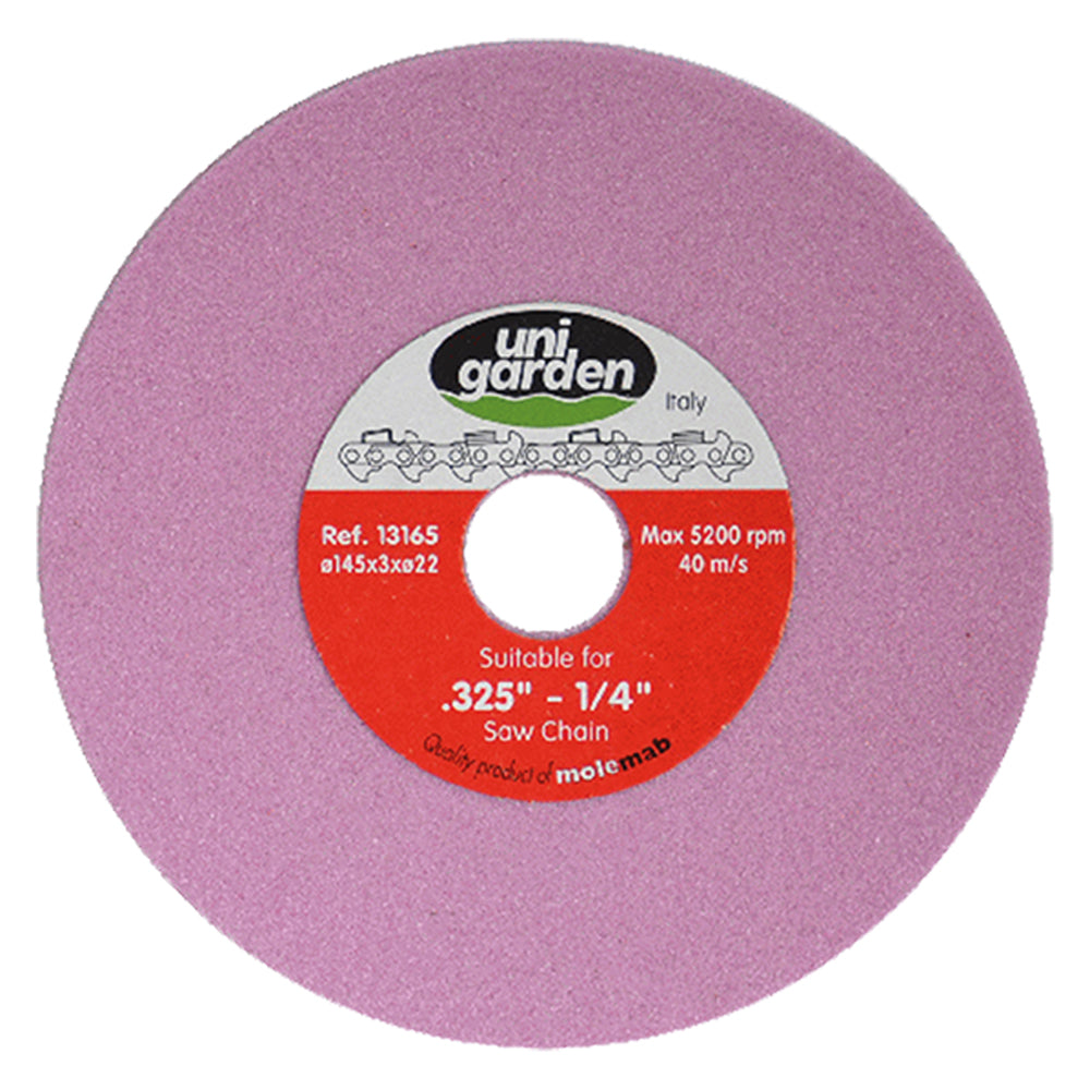 MOLA PER AFFILATRICE ELETTRICA mm 145 x 3 x 22-Affilatrici ed accessori per catene-Ecanshop