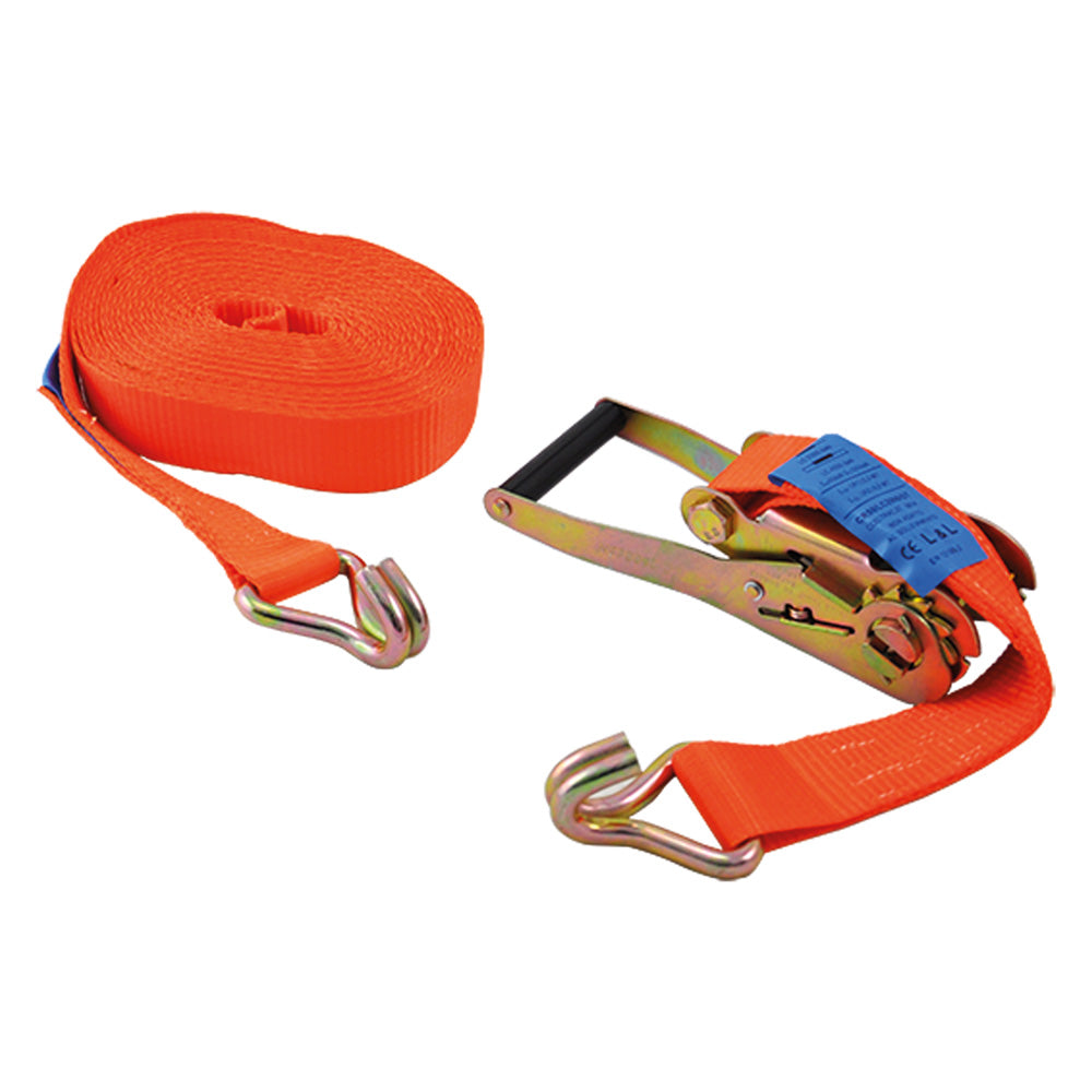 NASTRO DI ANCORAGGIO AD UNCINO mt. 12 x mm 50 - port.2ton.-4ton.-Sollevamento/ancoraggio e accessori-Ecanshop