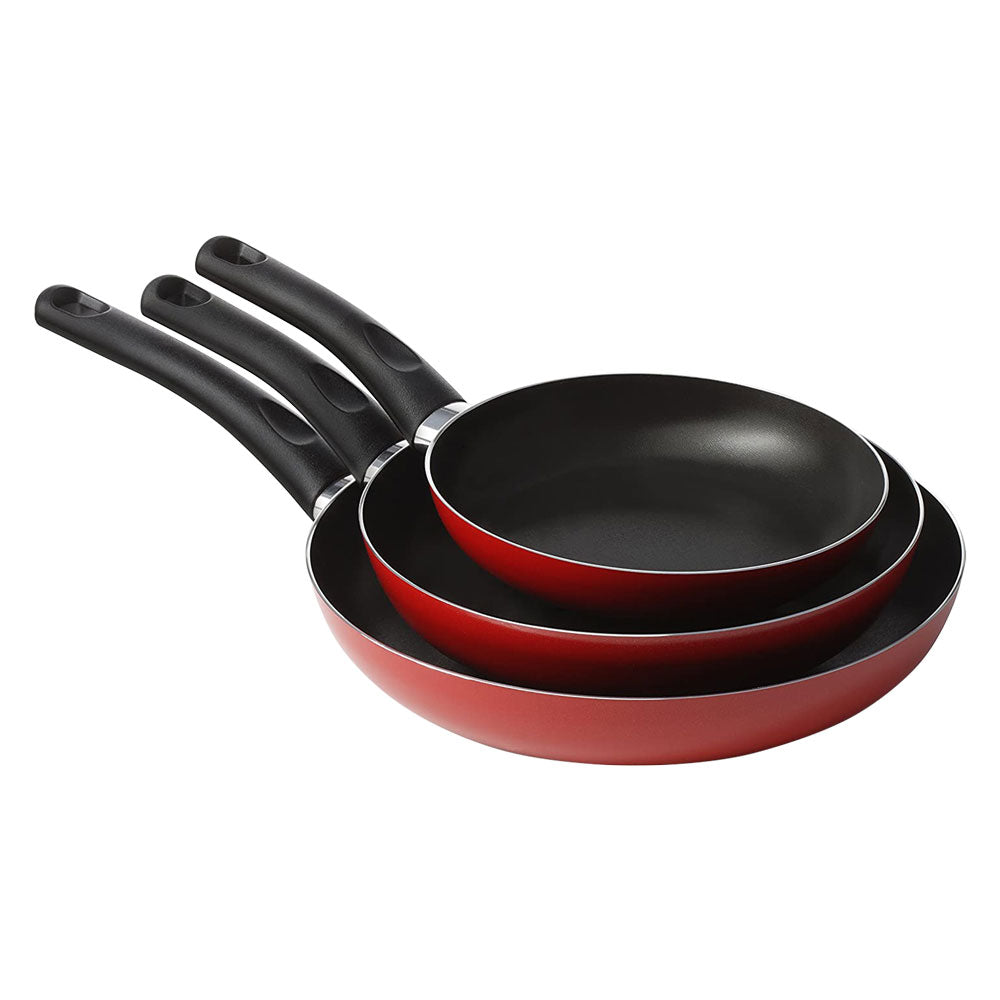 PADELLE 'CUCINA SANO' SET 3 PEZZI ร cm. 18 / 22 / 26-Articoli da cucina-Ecanshop