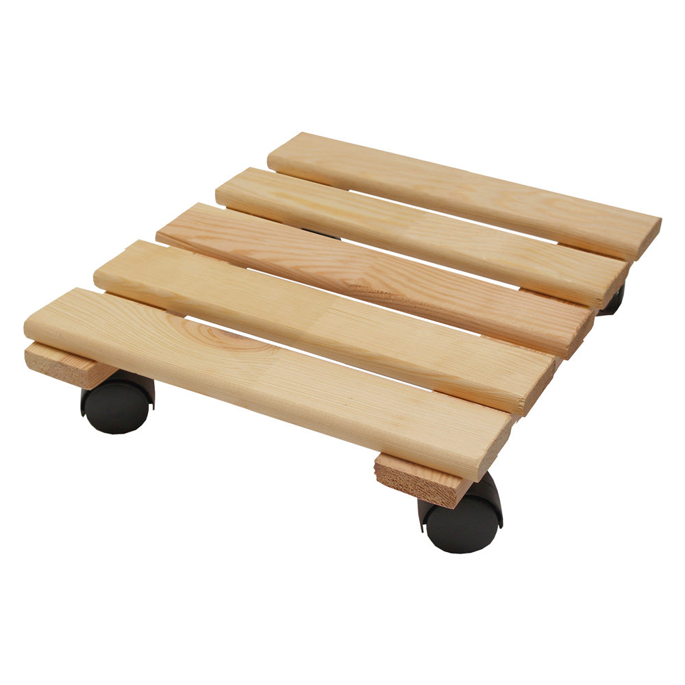 PEDANA SOTTOVASO IN LEGNO cm. 30 x 30 colore naturale-Arredo giardino e terrazzi-Ecanshop