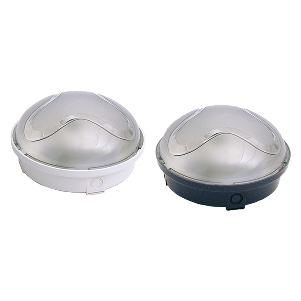 PLAFONIERA 'TONDA' colore bianco - 62730-Arredo giardino e terrazzi-Ecanshop