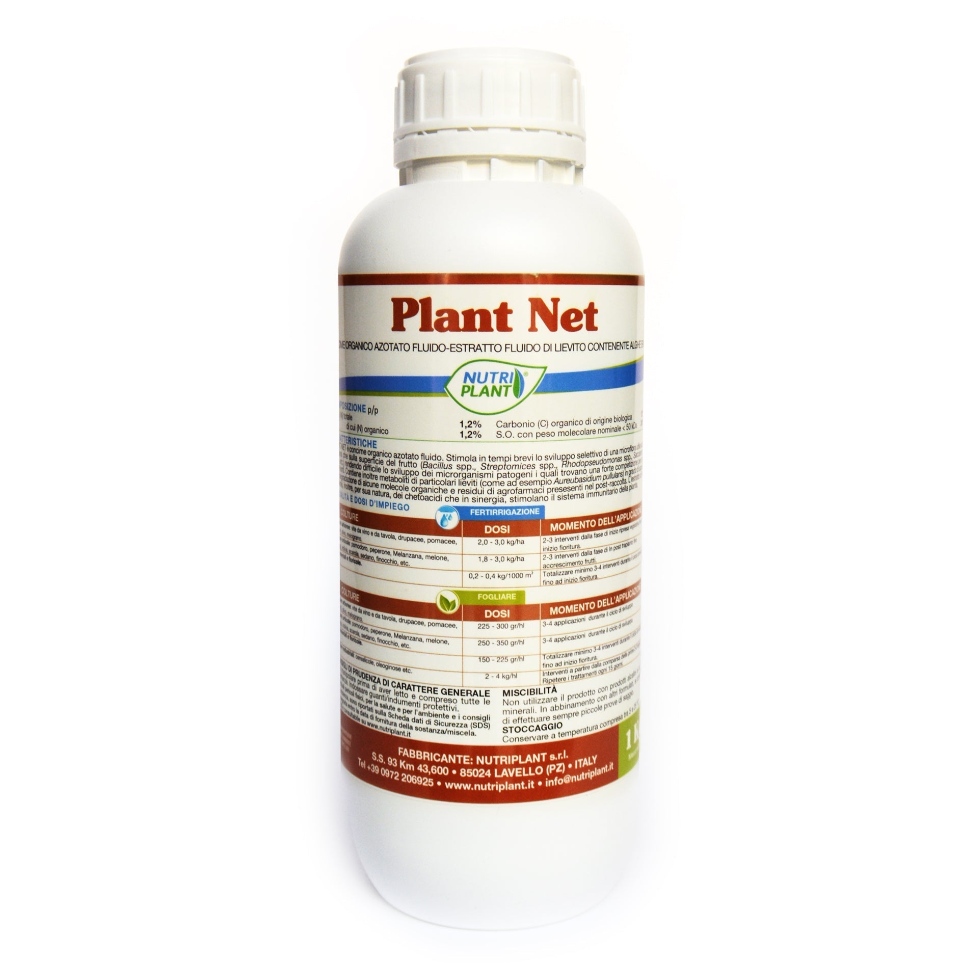 Plant net concime liquido organico con alghe brune-CONCIME-Ecanshop