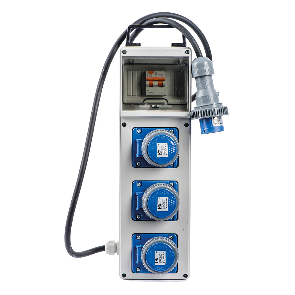 QUADRO ELETTRICO 'PL 220/3' potenza max.3 kw + pulsante emerg.-Spinotteria civile e industriale-Ecanshop