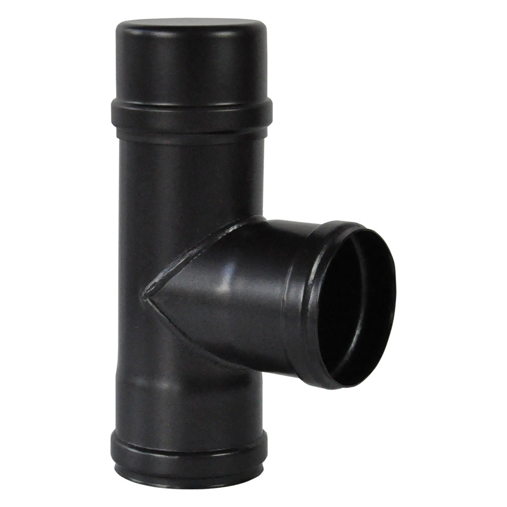 RACCORDO A T 'PELLET' รธ cm 10-Fumisteria acciaio nero e accessori-Ecanshop