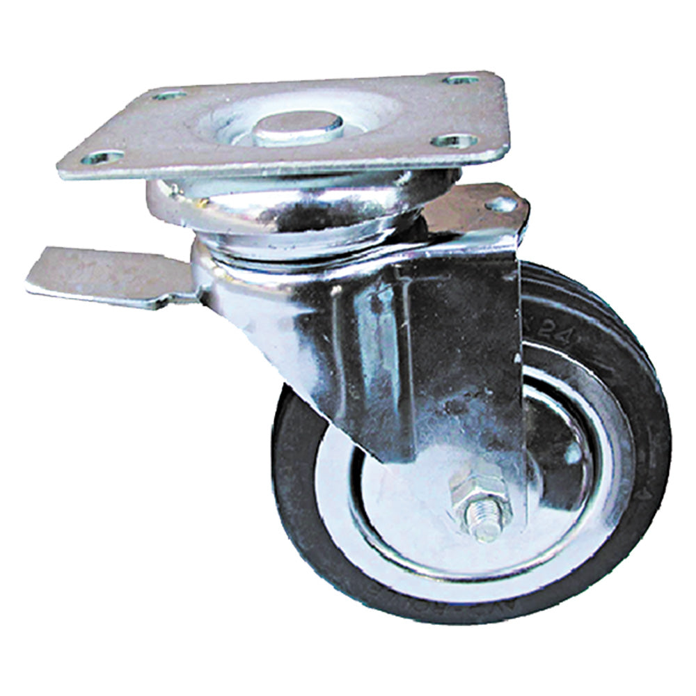 RUOTE PER MOBILI ART.155/BIS รธ 100 piastra mm 90x70-Ruote per carrelli/mobili e accessori-Ecanshop