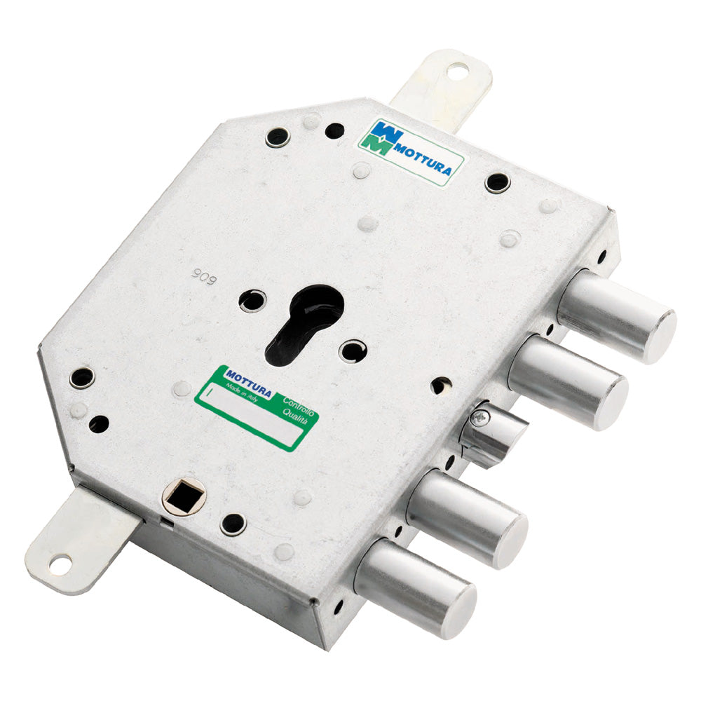 SERRATURA DA APPLICARE TRIPLICE PER PORTE BLINDATE ART. 89C.855 Sx E 60 - mm 132 x 165-Serrature di sicurezza e accessori-Ecanshop