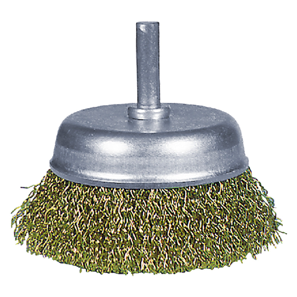 SPAZZOLA A TAZZA PER TRAPANO รธ mm 75-Spazzole a fili d'acciaio-Ecanshop