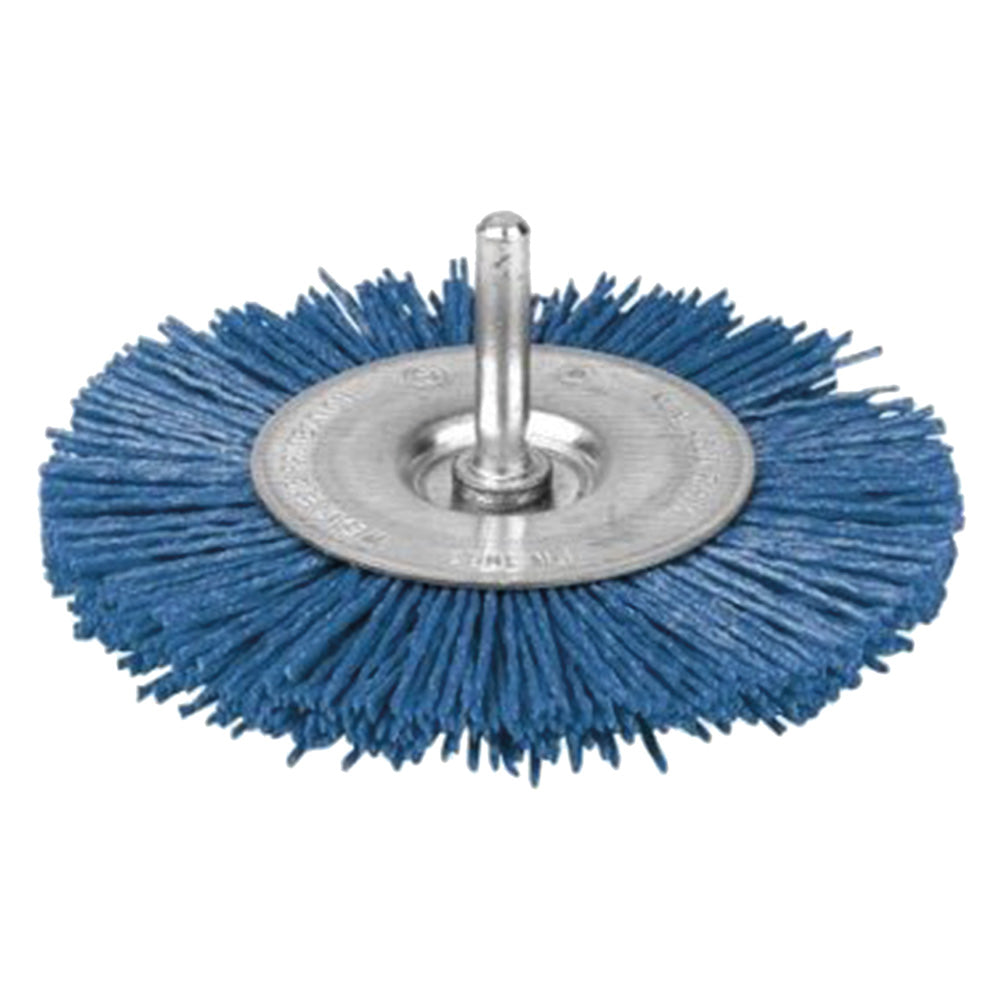 SPAZZOLA CIRCOLARE PER TRAPANO รธ mm 100 - grana 180-Spazzole a fili di nylon-Ecanshop