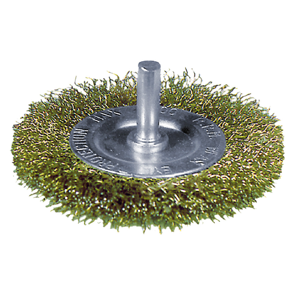 SPAZZOLA CIRCOLARE PER TRAPANO ø mm 75 - blister-Spazzole a fili d'acciaio-Ecanshop