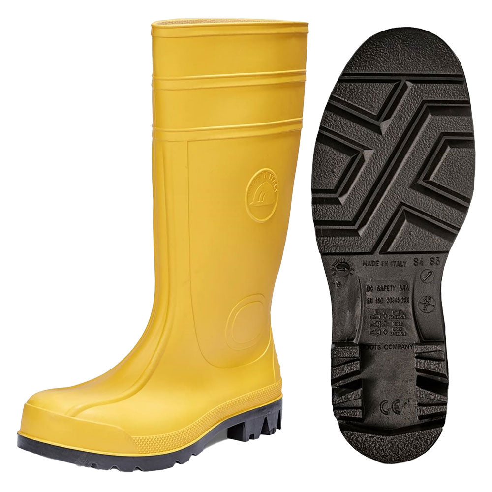 STIVALI ANTINFORTUNISTICA N. 46 - giallo-Scarpe e stivali da lavoro-Ecanshop