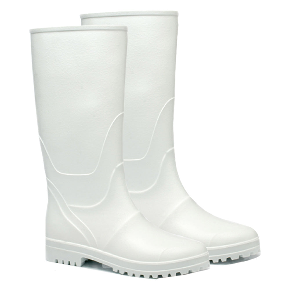 STIVALI 'GINOCCHIO' N. 41 - colore bianco-Scarpe e stivali da lavoro-Ecanshop