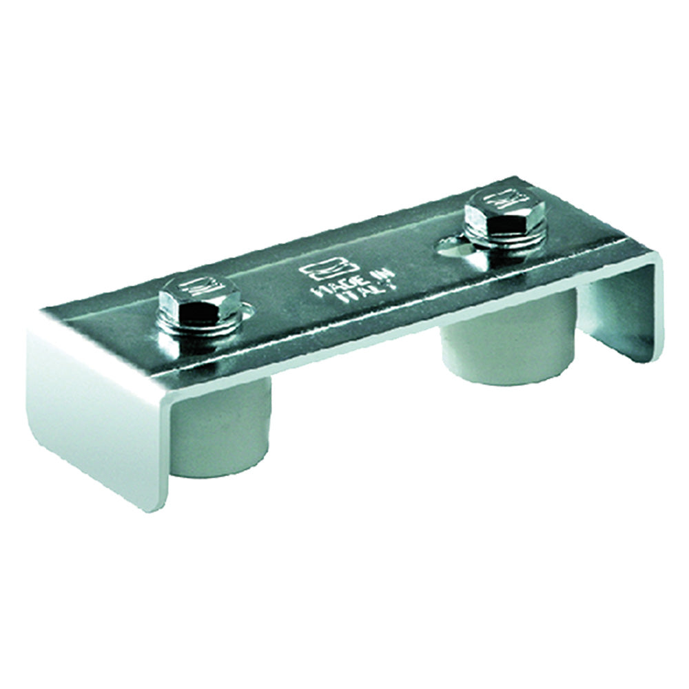 SUPPORTO GUIDA SUPERIORE A 2 OLIVE ART.247 olive ร 34,5 mm - regolaz. 30/60 mm-Elementi a saldare,articoli per cancelli-Ecanshop