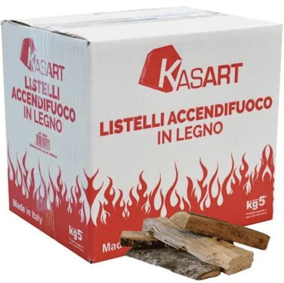 Scatola 4kg Listelli accendifuoco in legna da ardere per accendere fuoco-Listelli accendifuoco-Ecanshop