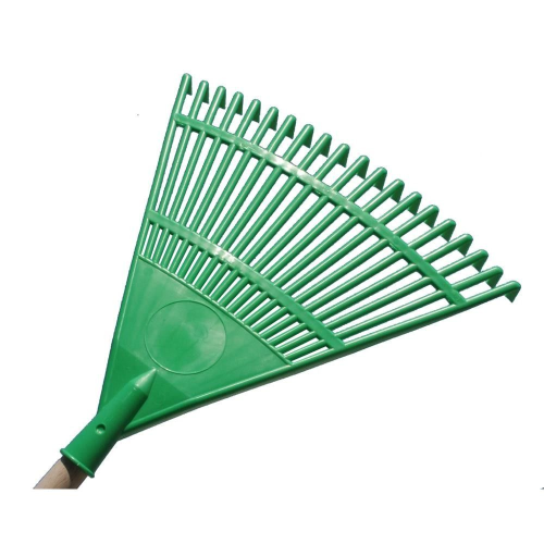 Scopa da giardino in plastica fissa rastrello per giardinaggio foglie e sassi-Giardinaggio-Ecanshop