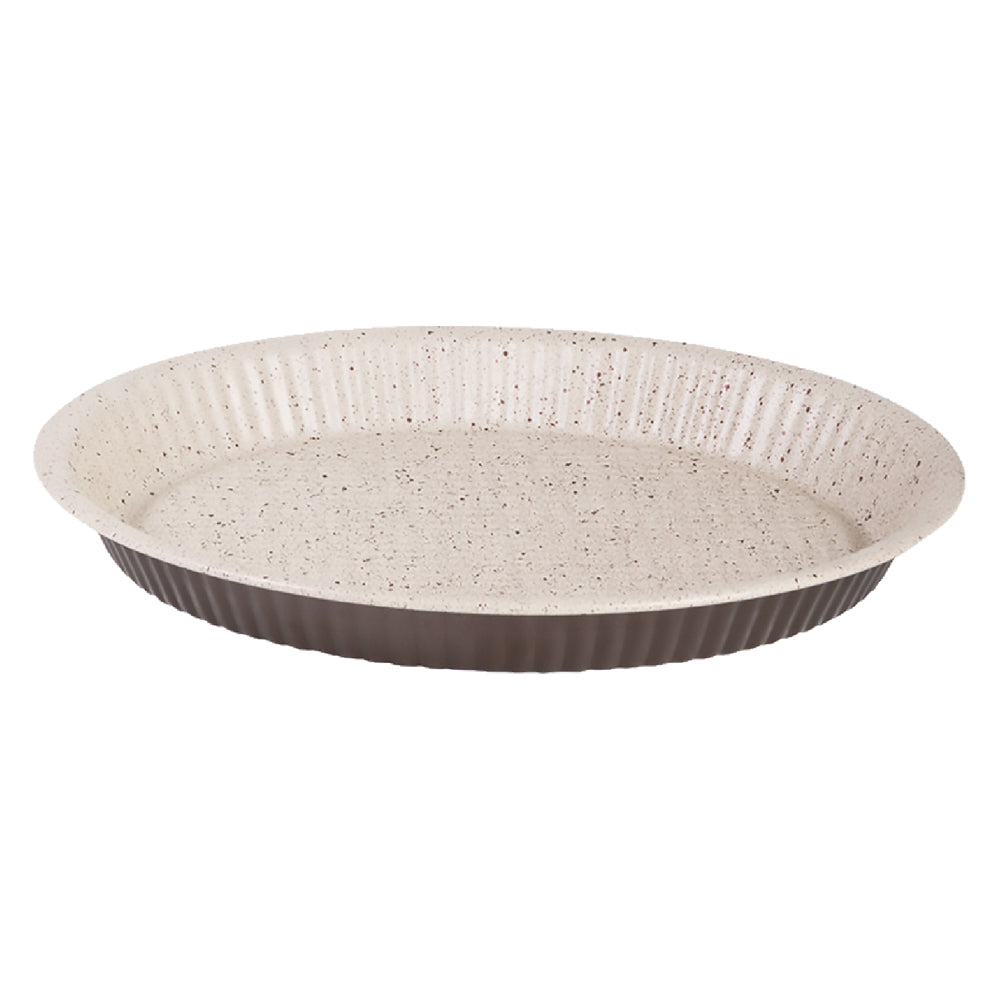 TEGLIA TONDA PER CROSTATA 'RUSTIC LINE' ร cm. 28 - h.3-Articoli da cucina-Ecanshop