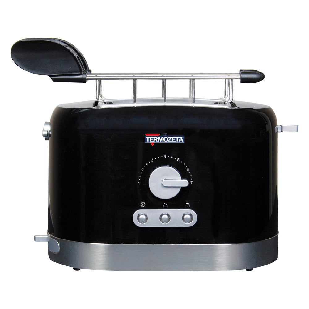 TOSTAPANE 'BLACK INOX' 870 W-Piccoli elettrodomestici-Ecanshop