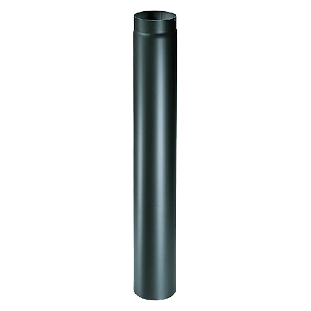 TUBO IN ACCIAIO รธ cm 14 x 50-Fumisteria acciaio nero e accessori-Ecanshop
