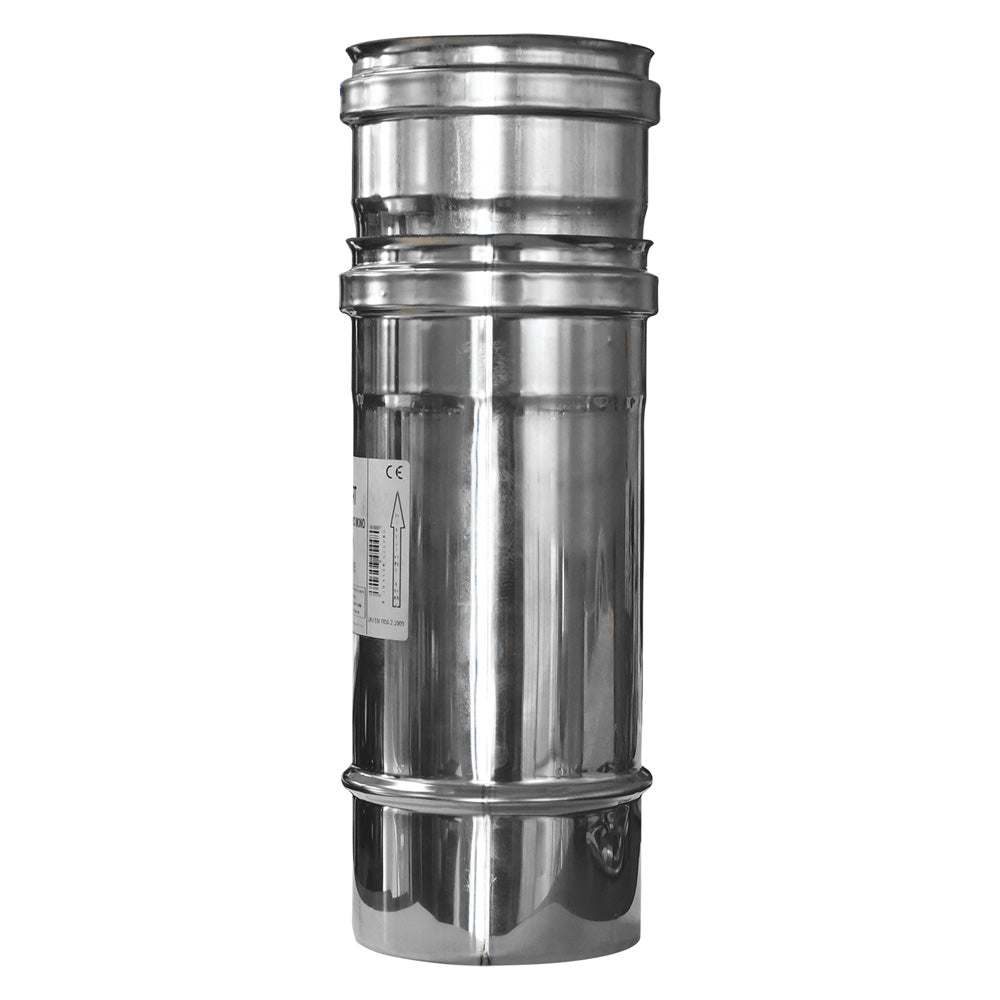 TUBO TELESCOPICO PER CANNA FUMARIA รธ cm 8-Fumisteria acciaio inox,zincata e acces.-Ecanshop