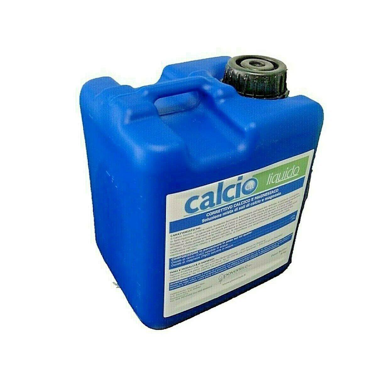 Concime 5 litri Calcio liquido fogliare e radicale con calcio e magnesio in tanica solubile-Ecanshop