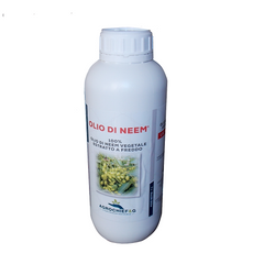 Olio di Neem puro 1Lt insetticida fungicida naturale per piante-Ecanshop