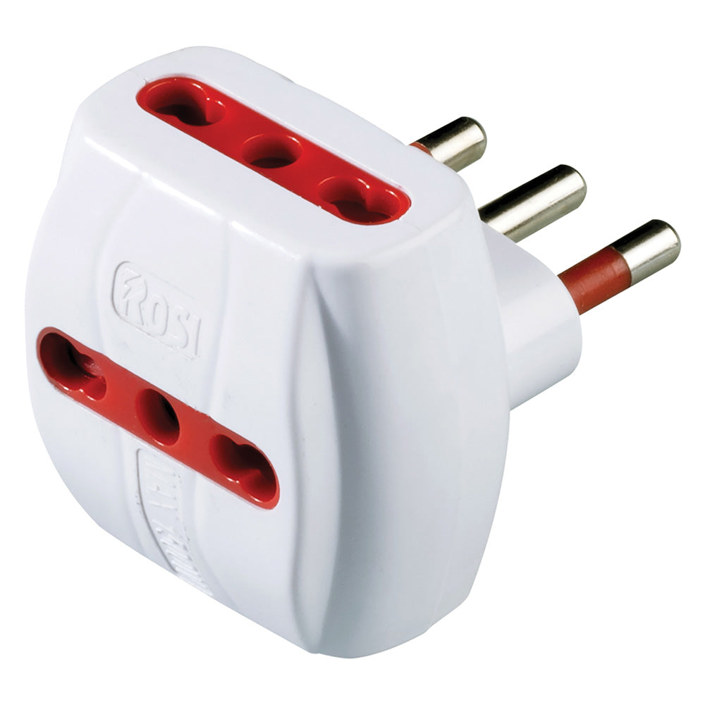 ADATTATORE TRIPLO CON PROTEZIONE SOVRACCARICO 78041 T-Spinotteria civile e industriale-Ecanshop