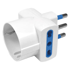 ADATTATORE TRIPLO art.CE38B - spina 2P + T 16A (scatola appendibile)-Spinotteria civile e industriale-Ecanshop