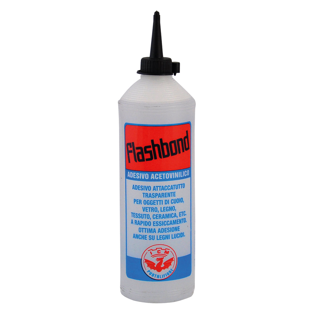 ADESIVO ACETOVINILICO 'FLASHBOND' ml. 500 - flacone-Colle-Ecanshop